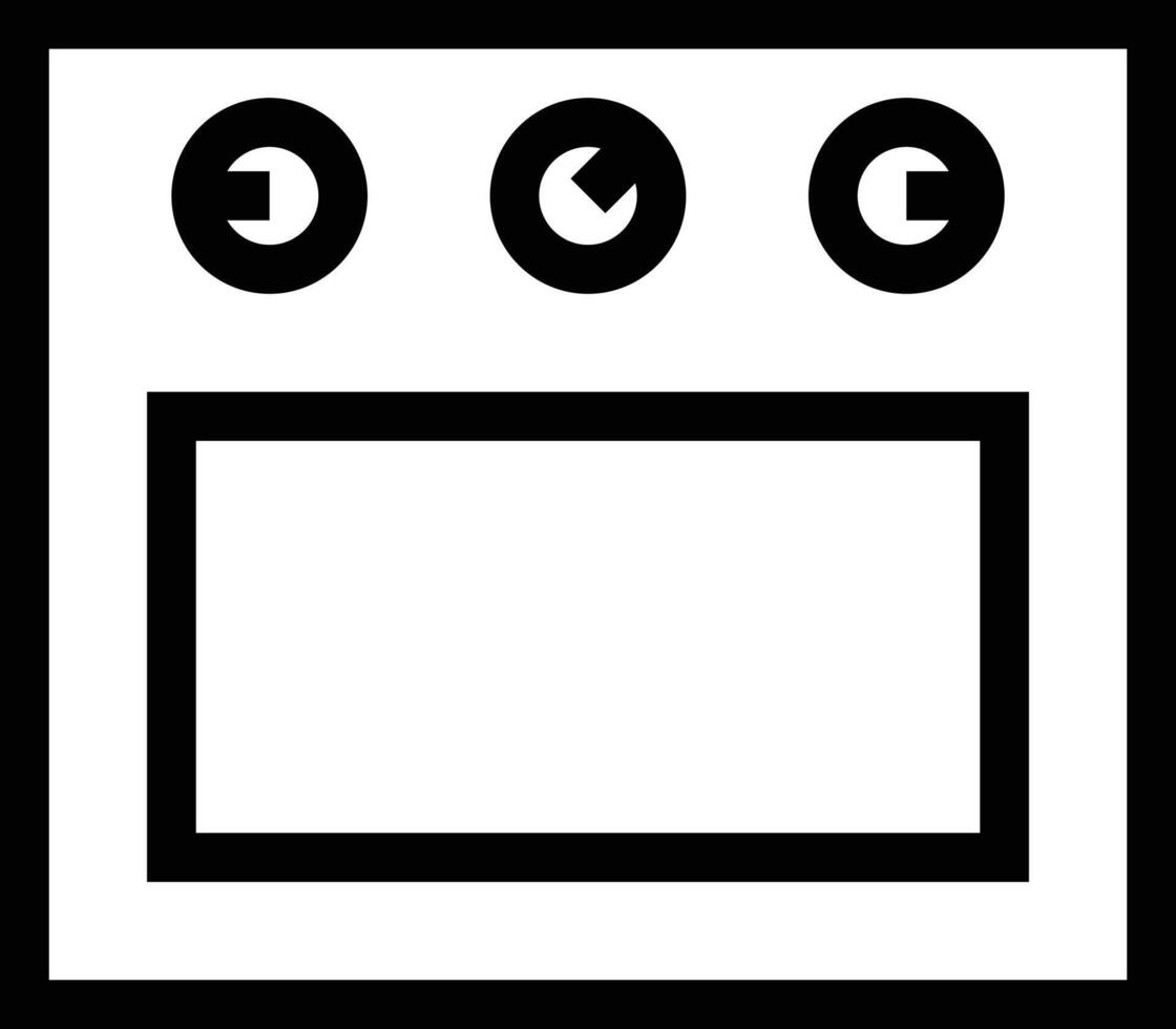 illustration vectorielle de cuisinière sur fond.symboles de qualité premium.icônes vectorielles pour le concept et la conception graphique. vecteur