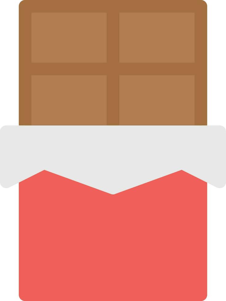 illustration vectorielle de chocolat sur fond.symboles de qualité premium.icônes vectorielles pour le concept et la conception graphique. vecteur