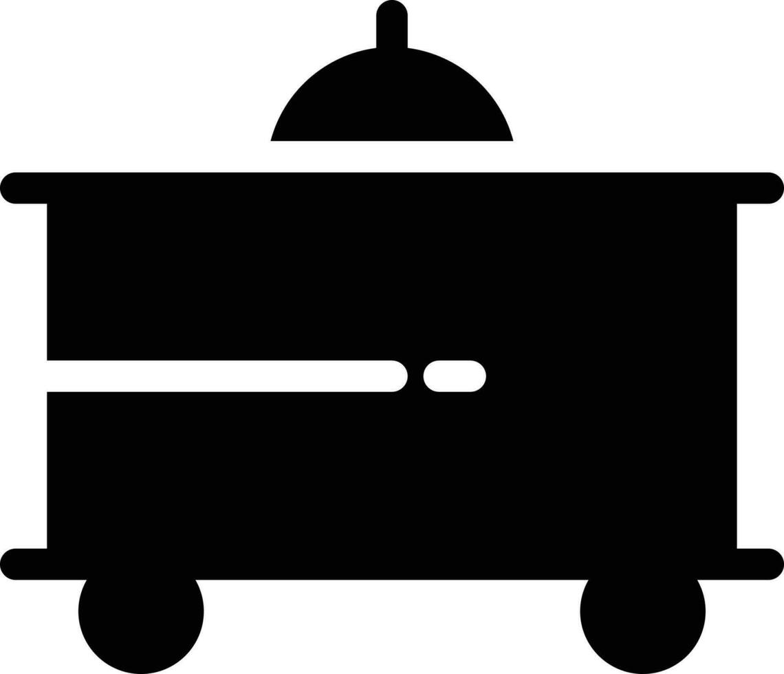 illustration vectorielle de chariot alimentaire sur fond. symboles de qualité premium. icônes vectorielles pour le concept et la conception graphique. vecteur
