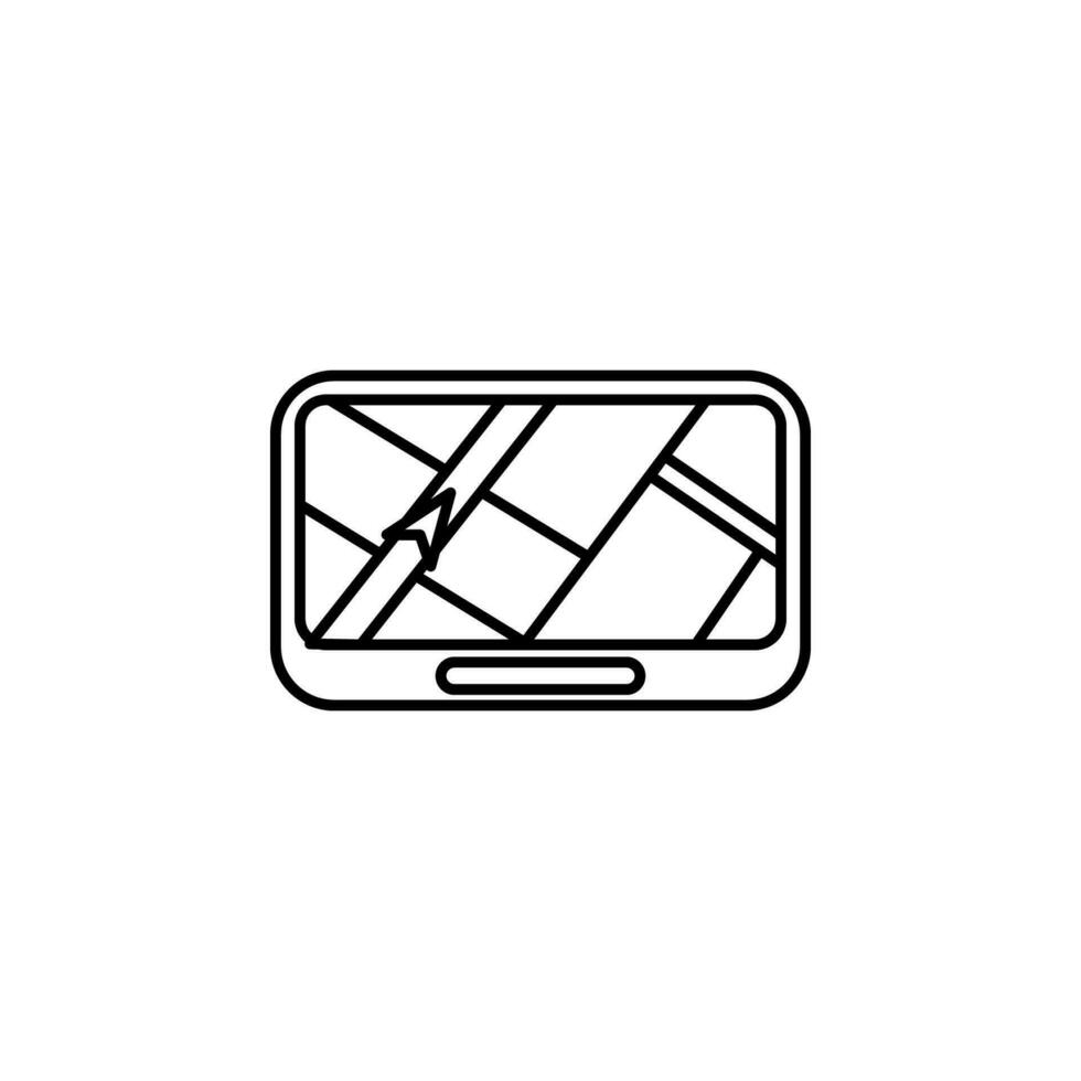 GPS navigateur vecteur icône illustration