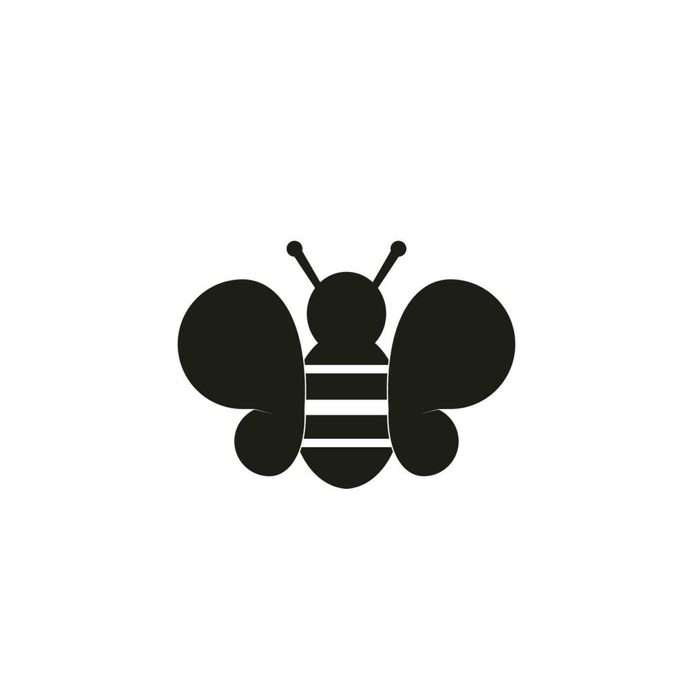 mignonne abeille vecteur icône illustration