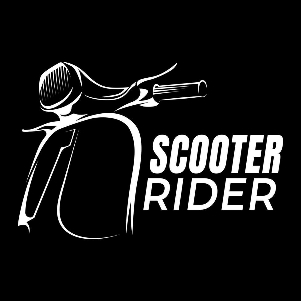 moderne scooter logo vecteur