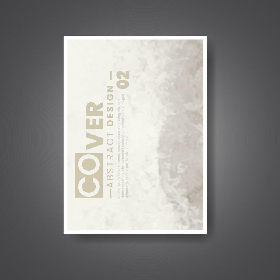 couverture modèle avec aquarelle Contexte. conception pour votre couverture, date, carte postale, bannière, logo. vecteur