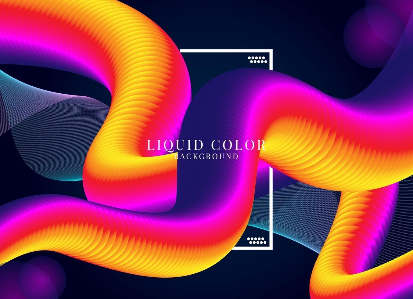 illustration vectorielle graphique de fond de couleur liquide vecteur