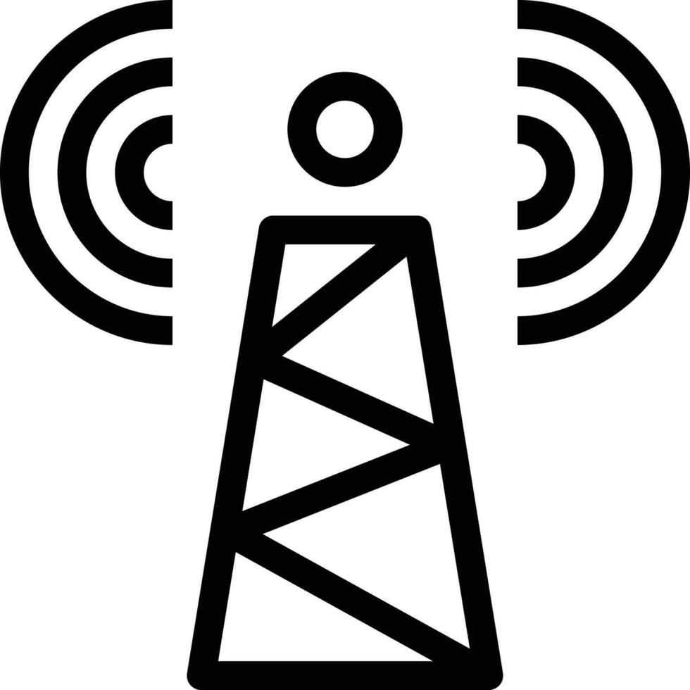 illustration vectorielle d'antenne sur fond.symboles de qualité premium.icônes vectorielles pour le concept et la conception graphique. vecteur