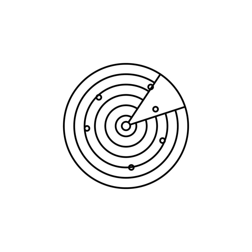 illustration de l'icône vecteur cible