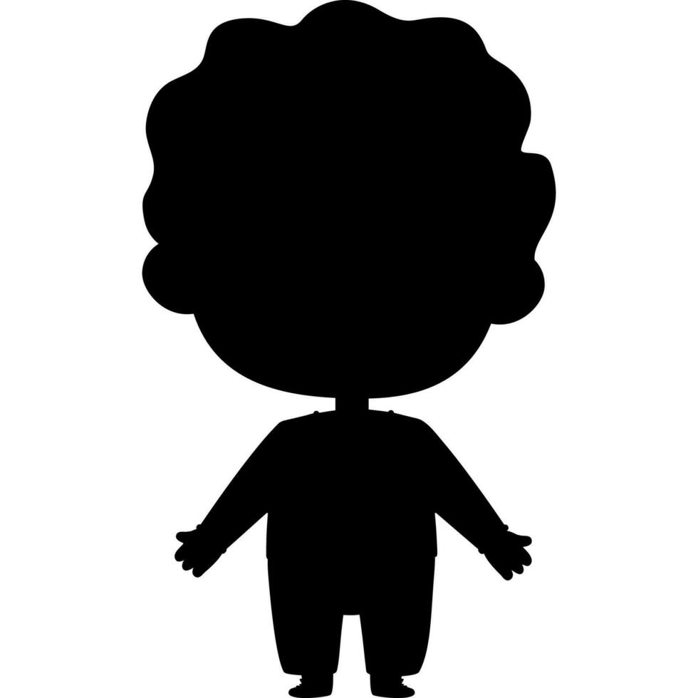 Masculin silhouette enfant vecteur