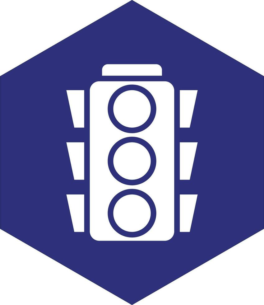 conception d'icône de vecteur de feu de circulation
