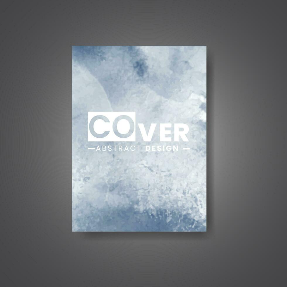 couverture modèle avec aquarelle Contexte. conception pour votre couverture, date, carte postale, bannière, logo. vecteur