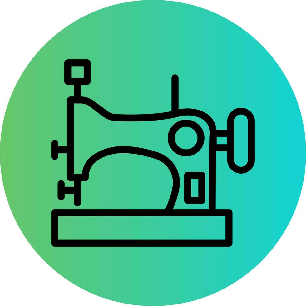 conception d'icône de vecteur de machine à coudre