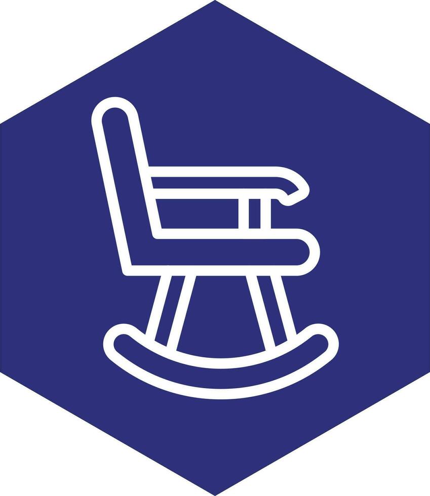 balancement chaise vecteur icône conception