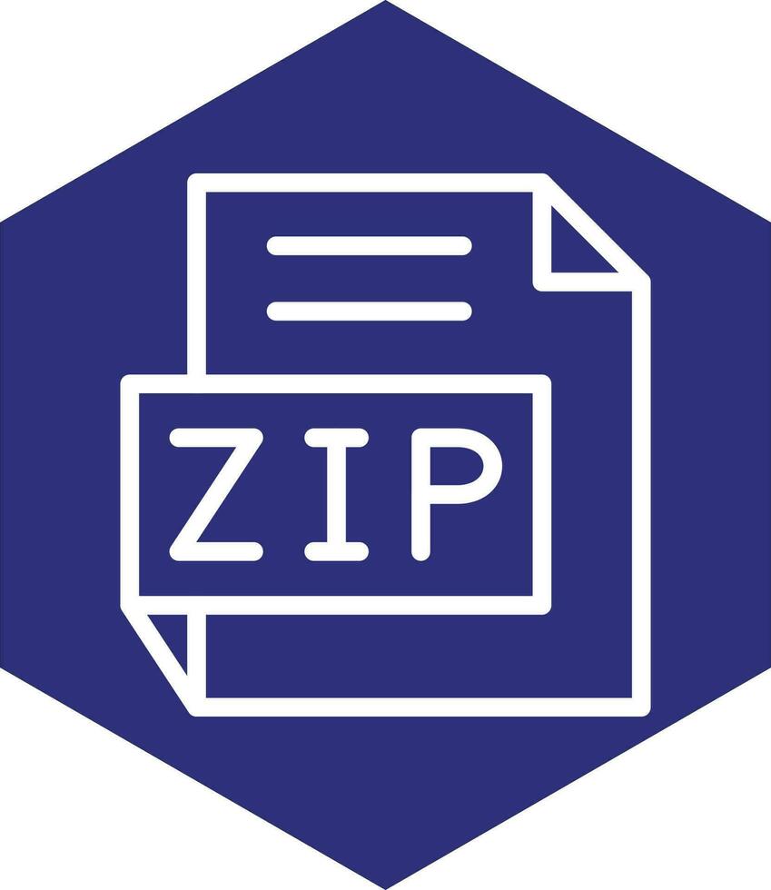 Zip *: français vecteur icône conception