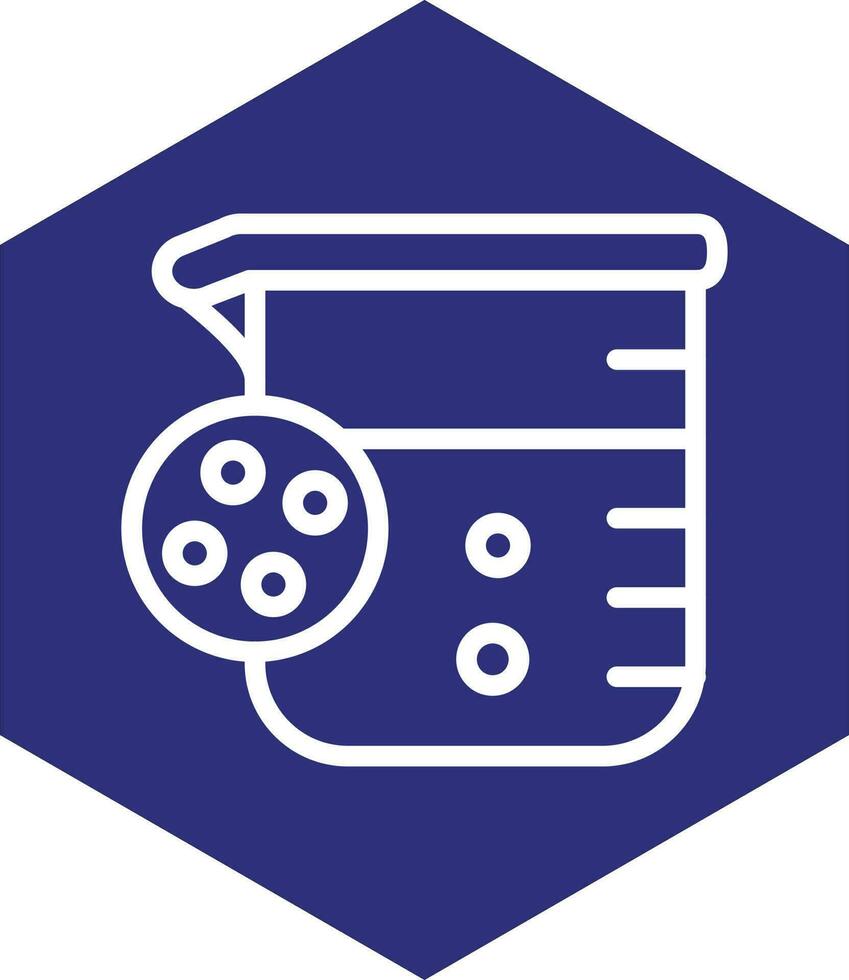 chimie colloïde vecteur icône conception