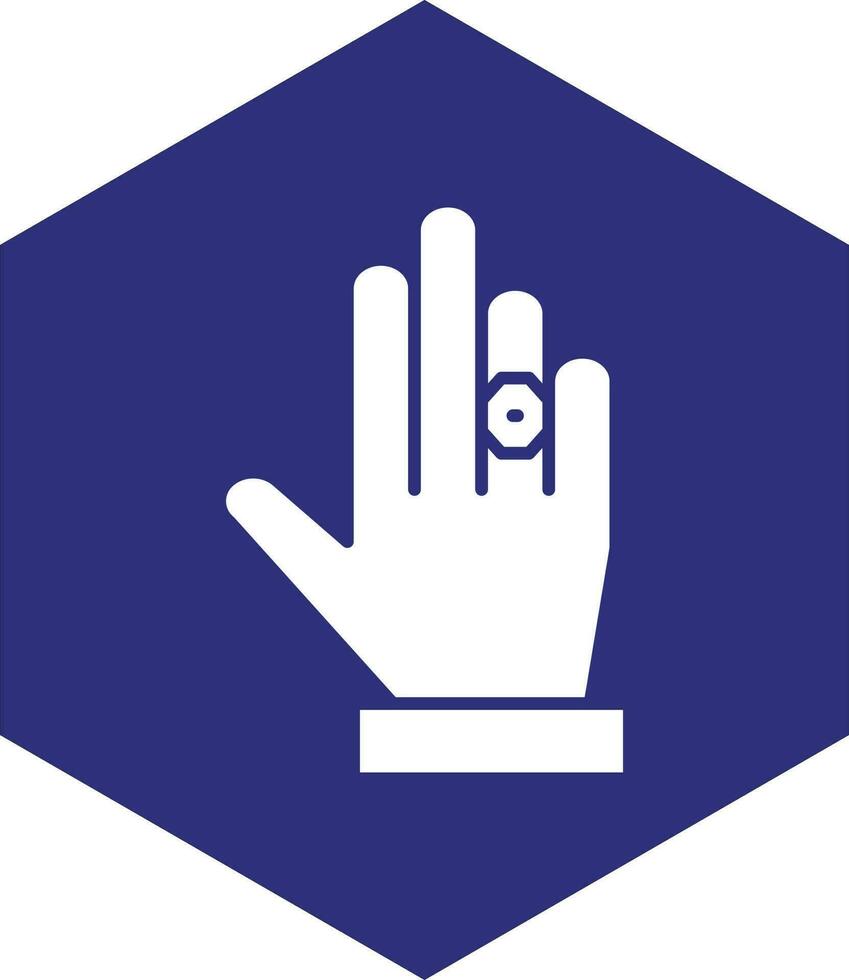 anneau dans la conception d'icônes vectorielles à la main vecteur