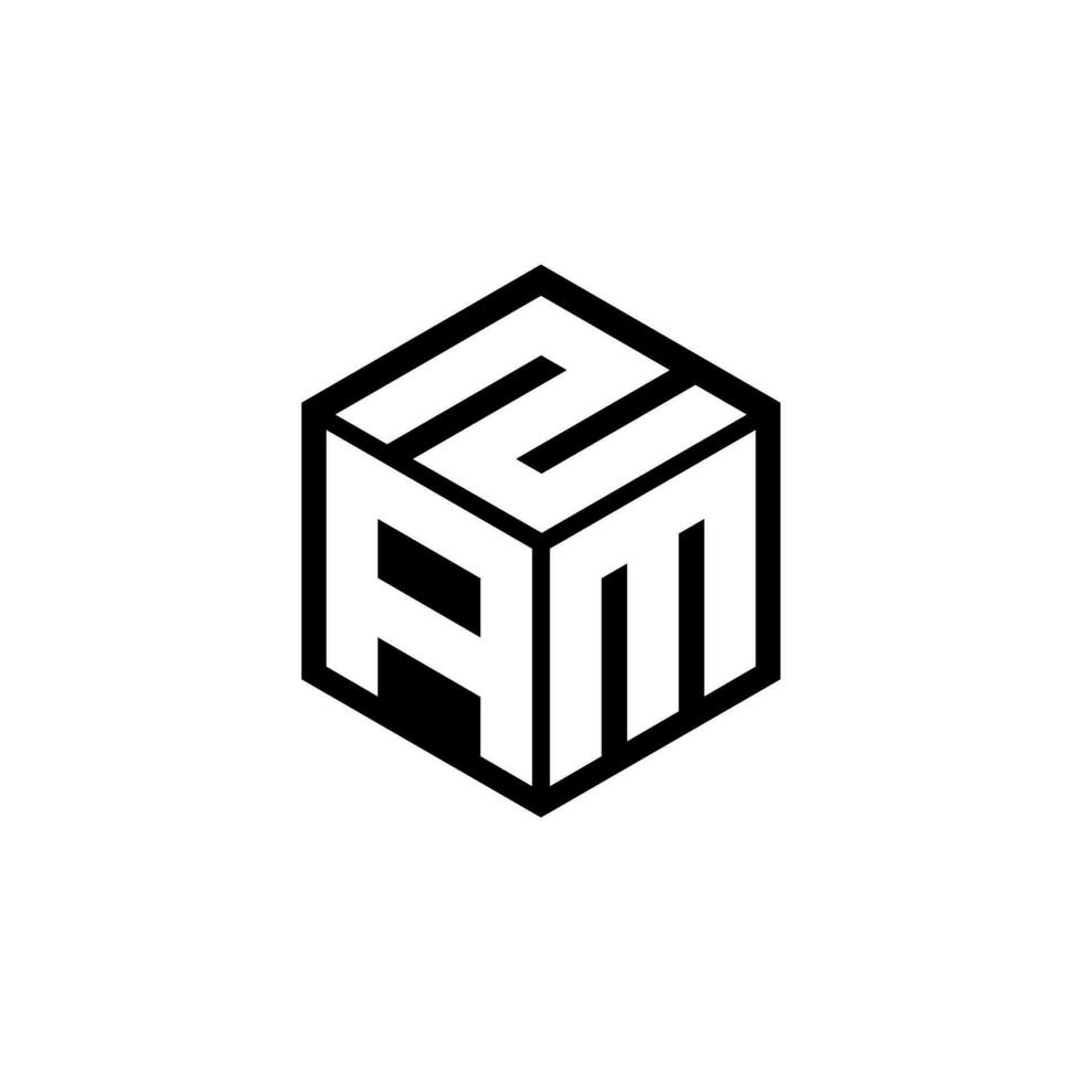 amz lettre logo conception dans illustration. vecteur logo, calligraphie dessins pour logo, affiche, invitation, etc.