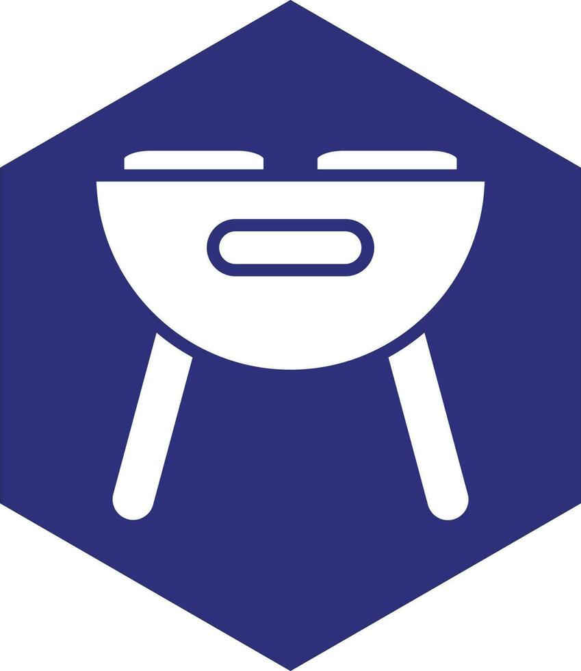 un barbecue vecteur icône conception
