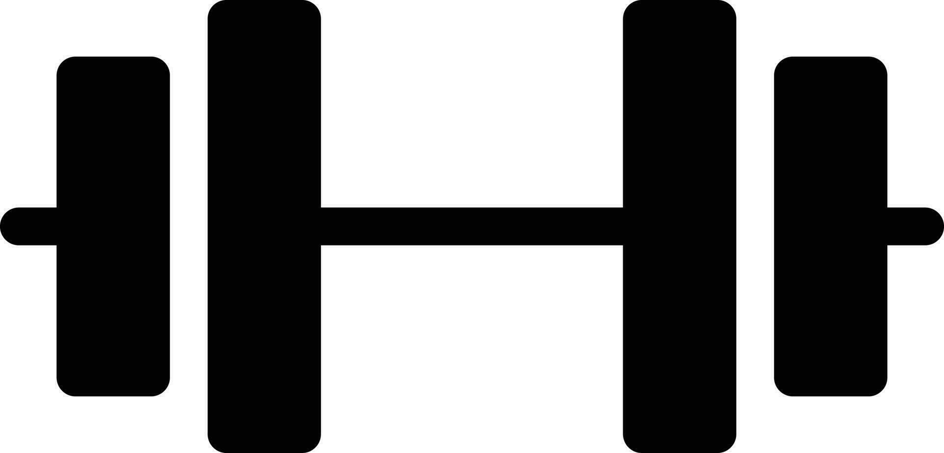 illustration vectorielle d'haltères sur fond.symboles de qualité premium.icônes vectorielles pour le concept et la conception graphique. vecteur