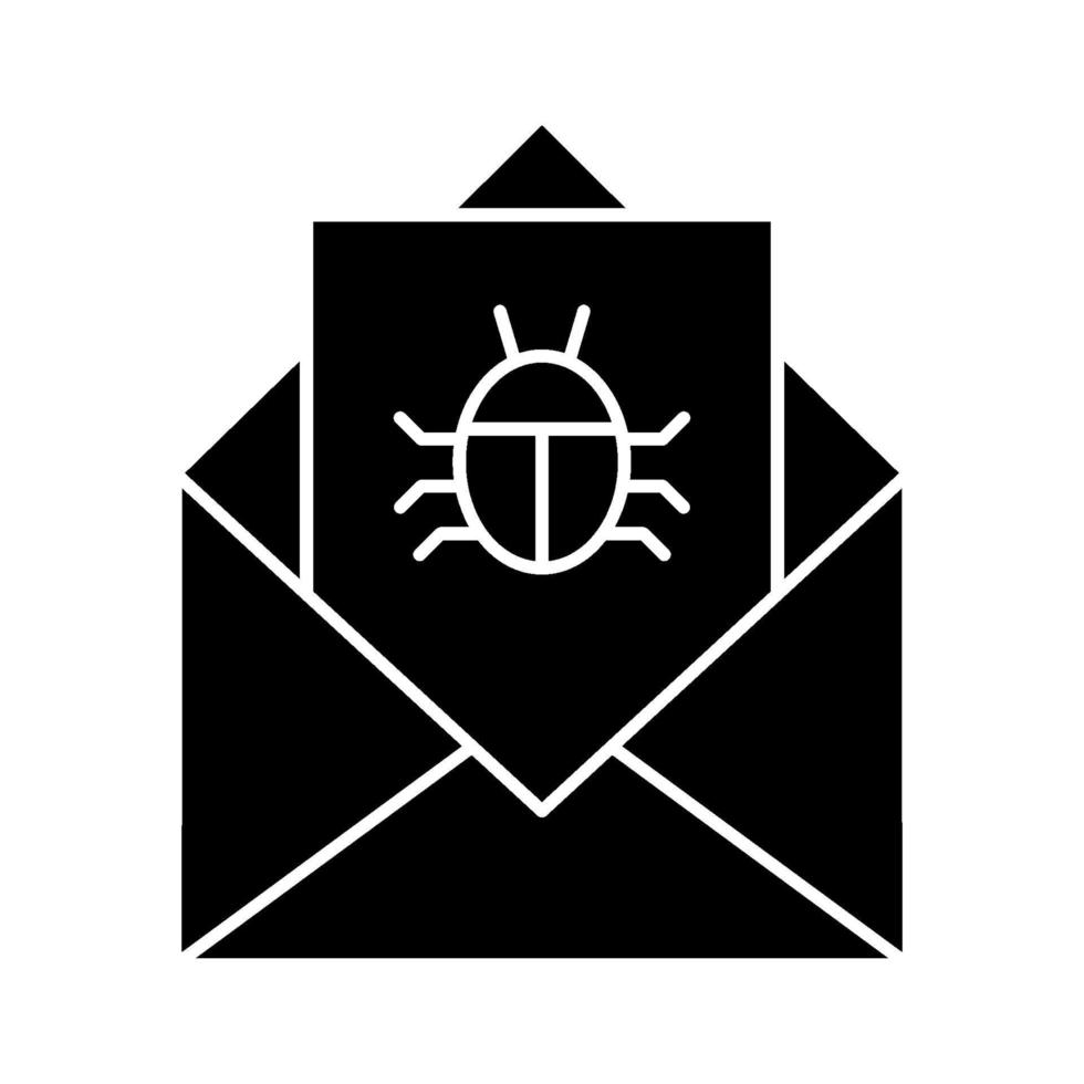 icône de courrier indésirable vecteur