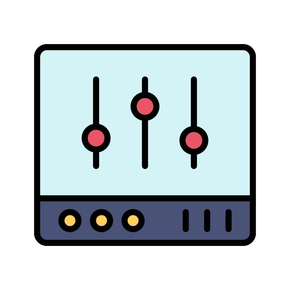 icône de l'égaliseur sonore vecteur