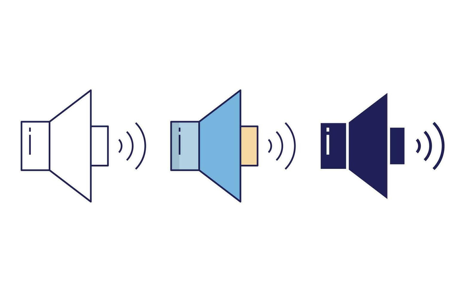 icône de vecteur de volume