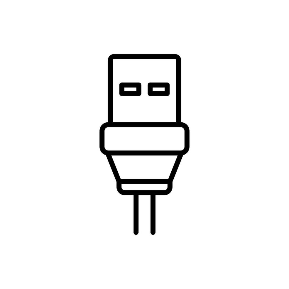 USB icône vecteur. éclat conduire illustration signe. espace de rangement symbole. difficile conduire logo. vecteur