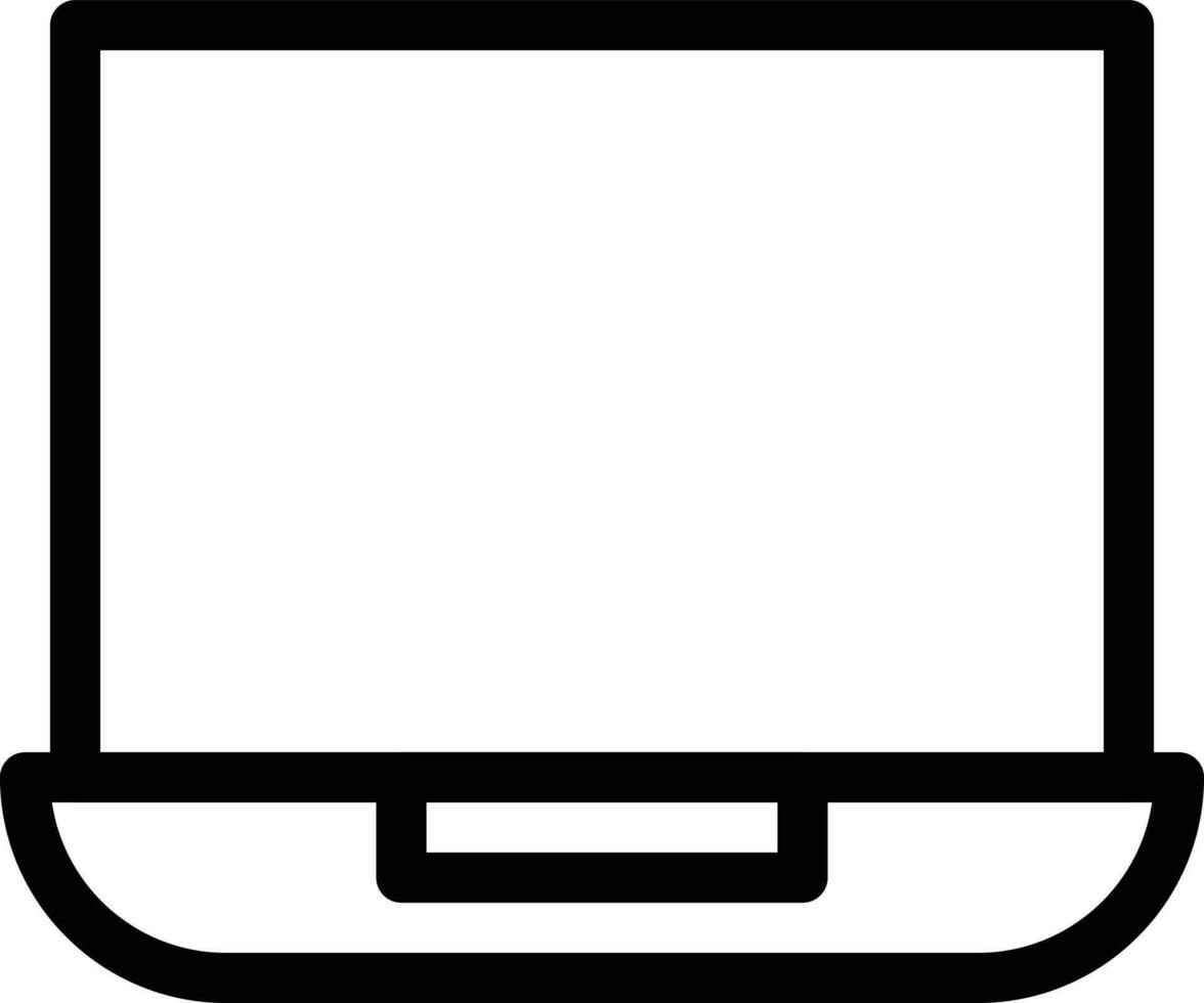 illustration vectorielle d'ordinateur portable sur fond. symboles de qualité premium. icônes vectorielles pour le concept et la conception graphique. vecteur