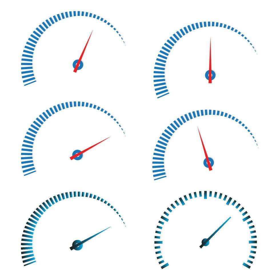 la vitesse logo icône ensemble vecteur symbole.