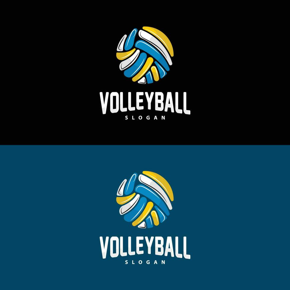 volley-ball logo, sport Facile conception, monde des sports tournoi vecteur, illustration symbole icône vecteur