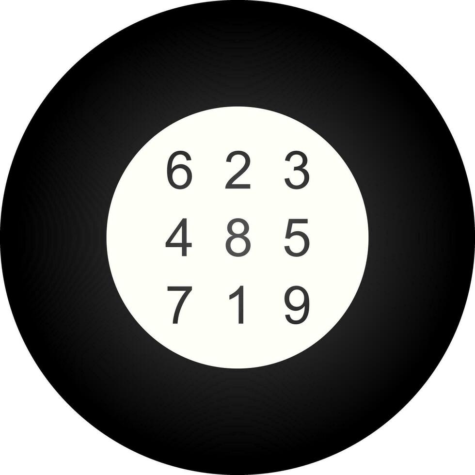 icône de vecteur de théorie des nombres