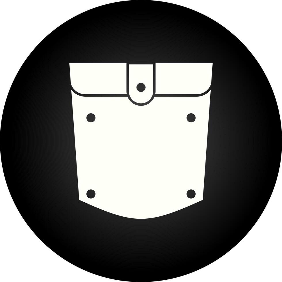icône de vecteur carré de poche