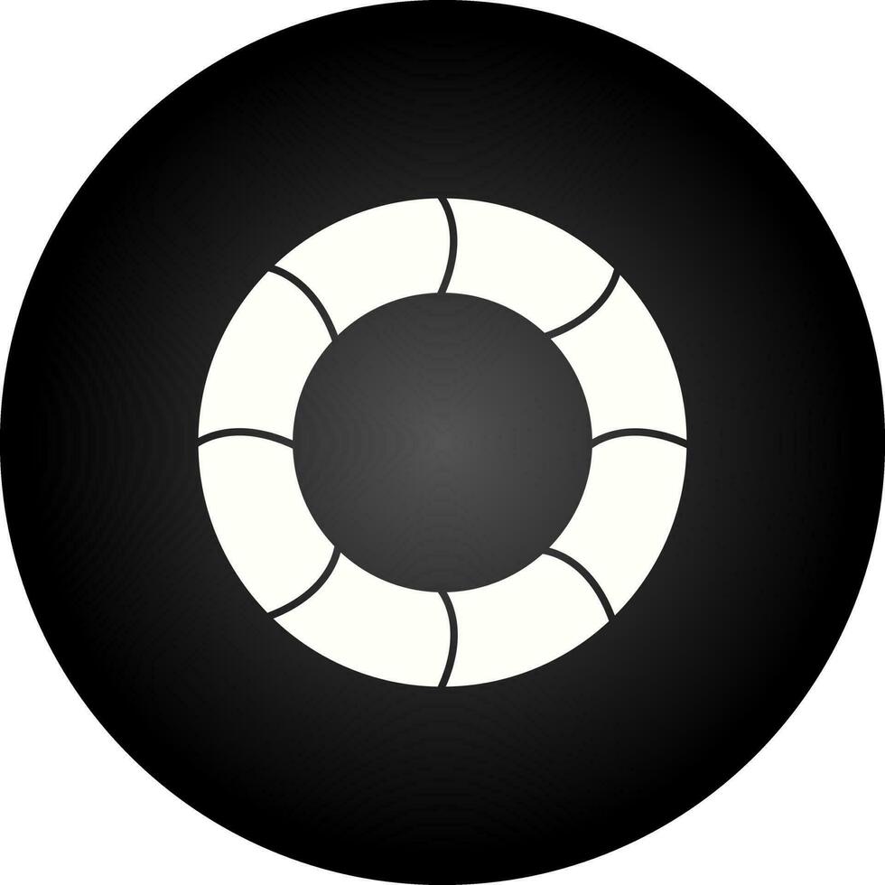 icône de vecteur de pneu de natation