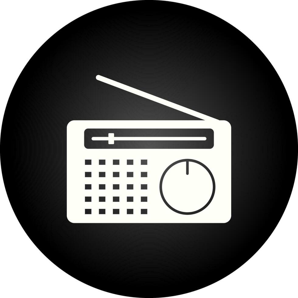 icône de vecteur radio