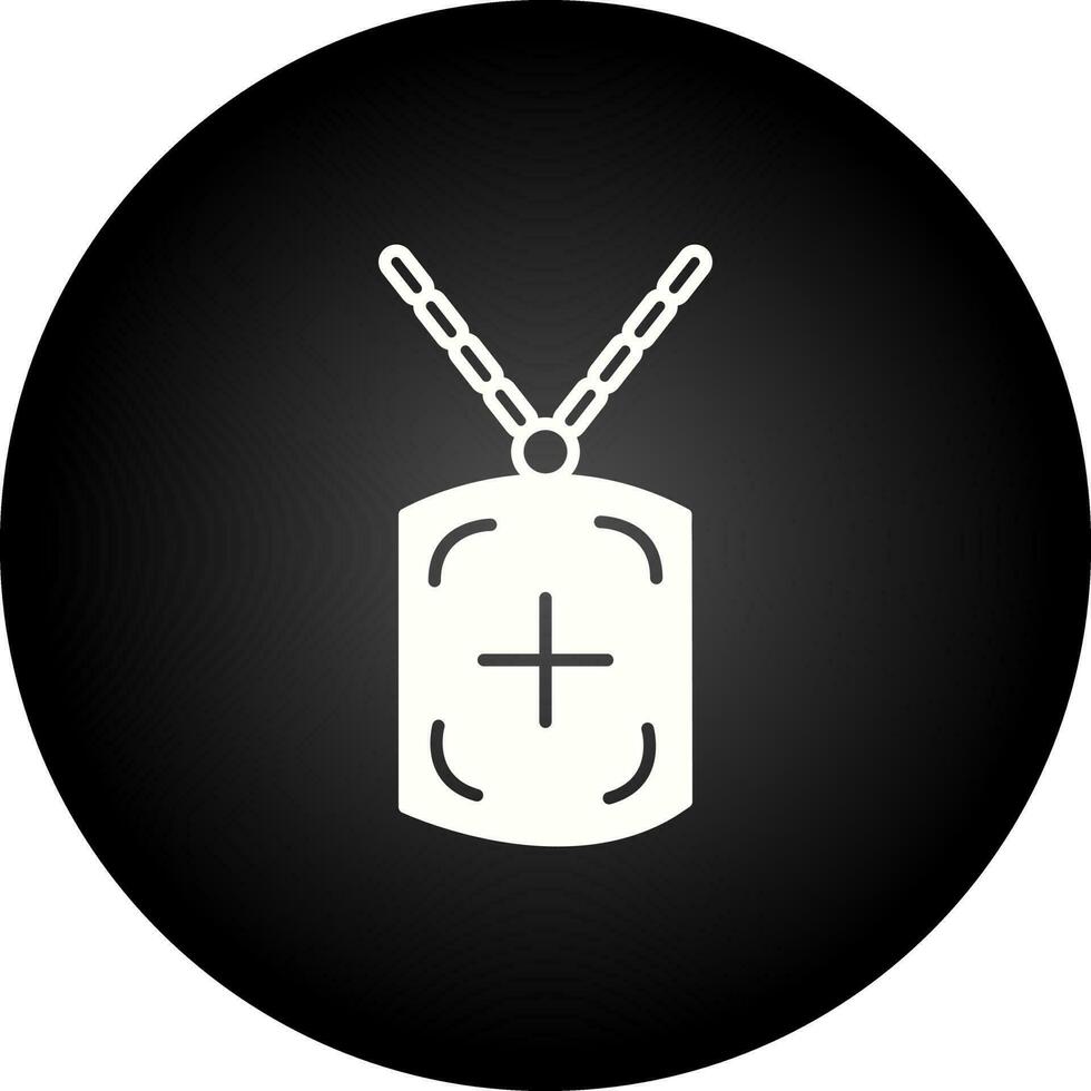 icône de vecteur de chaîne militaire