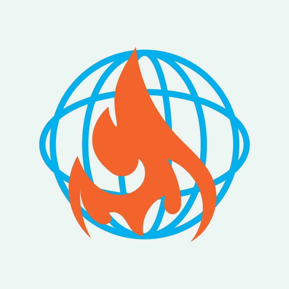 géothermie la source logo illustration vecteur