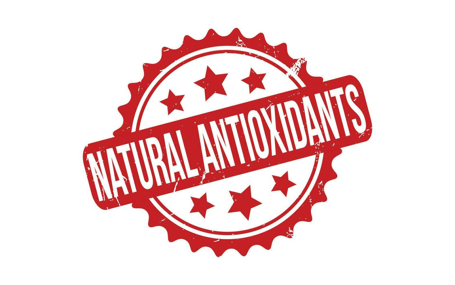 Naturel antioxydants caoutchouc grunge timbre joint vecteur