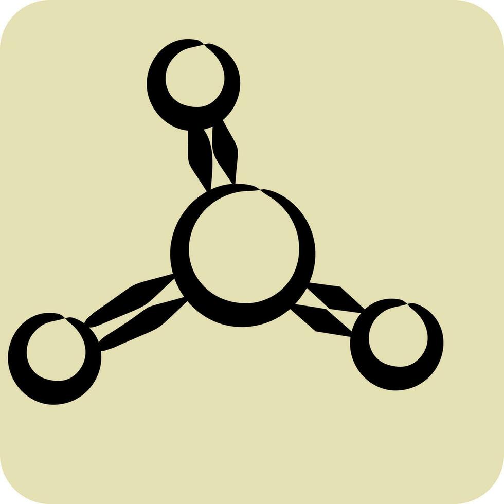 icône non nitrates. en relation à cbd pétrole symbole. glyphe style. Facile conception modifiable. Facile illustration vecteur