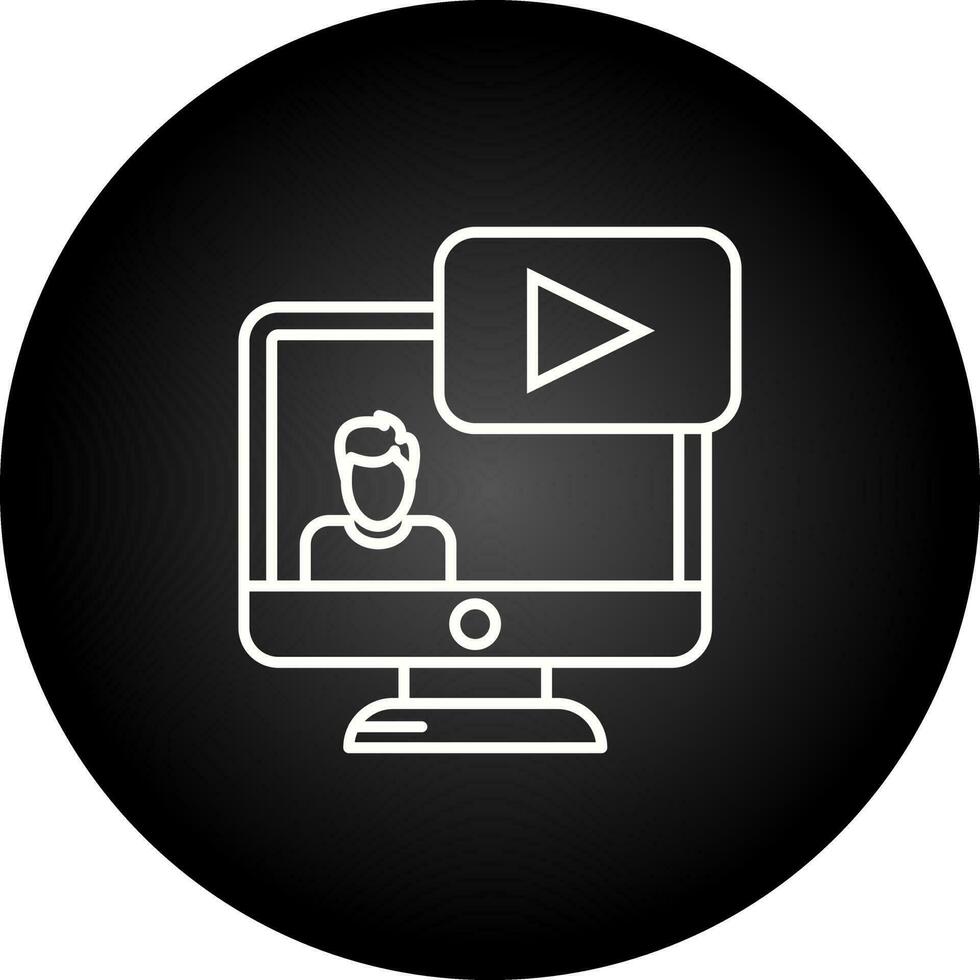 icône de vecteur de webinaire