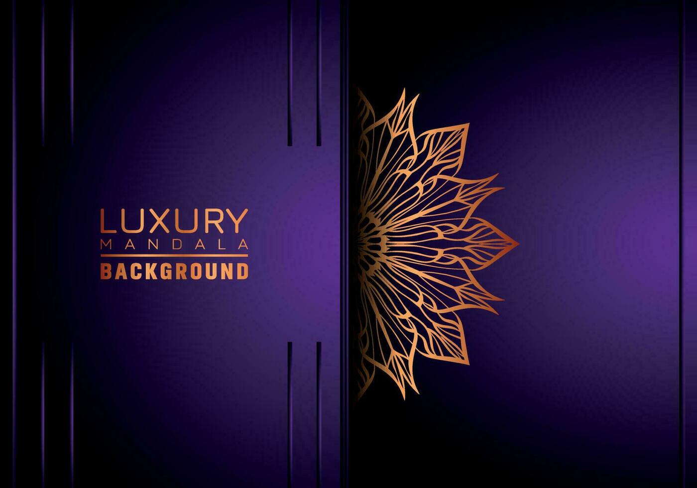 luxe mandala Contexte ornemental, arabesque style avec d'or arabesque modèle style. décoratif mandala ornement pour imprimer, brochure, bannière, couverture, affiche, invitation carte vecteur