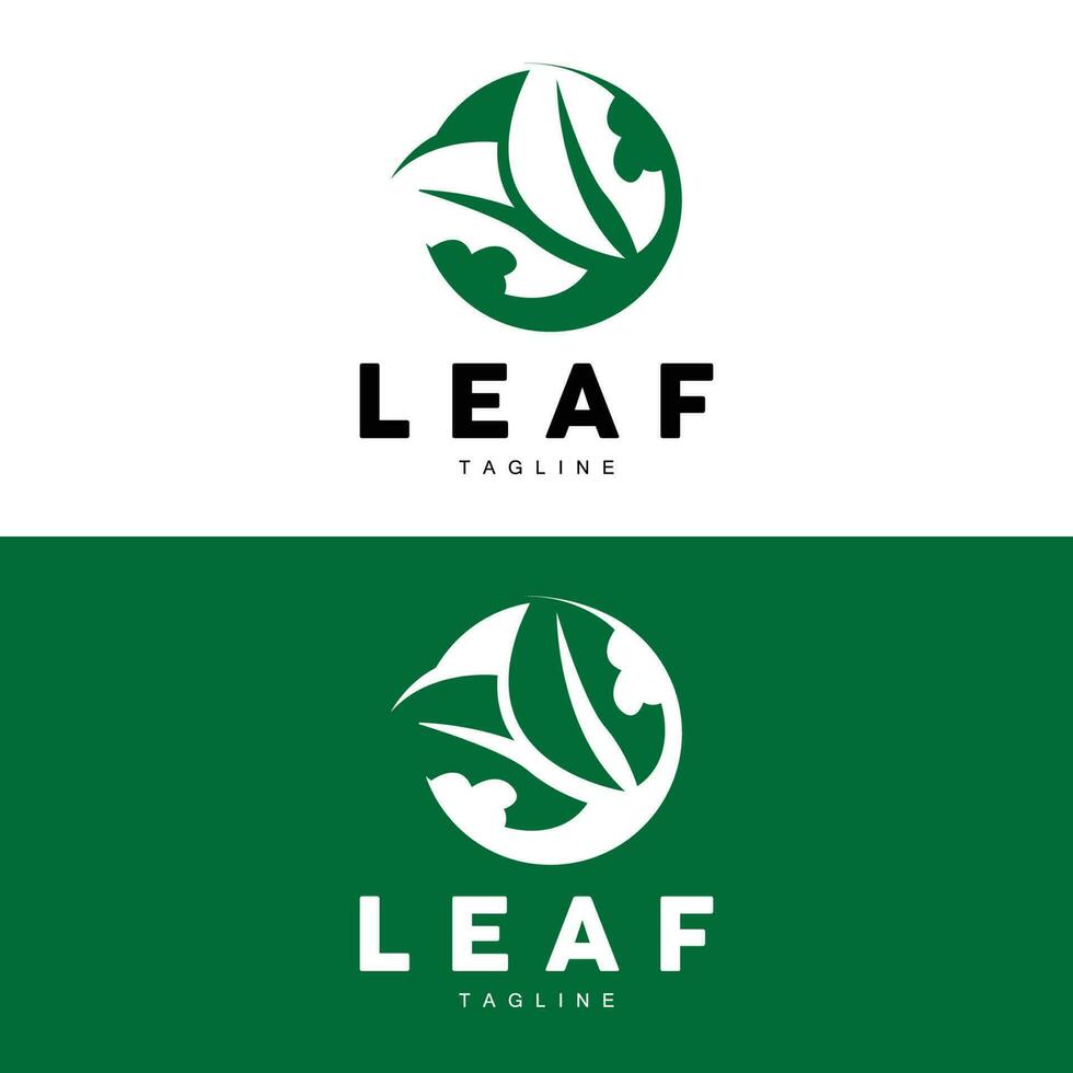 vert feuille logo, écologie Naturel plante vecteur, la nature conception, illustration modèle icône vecteur