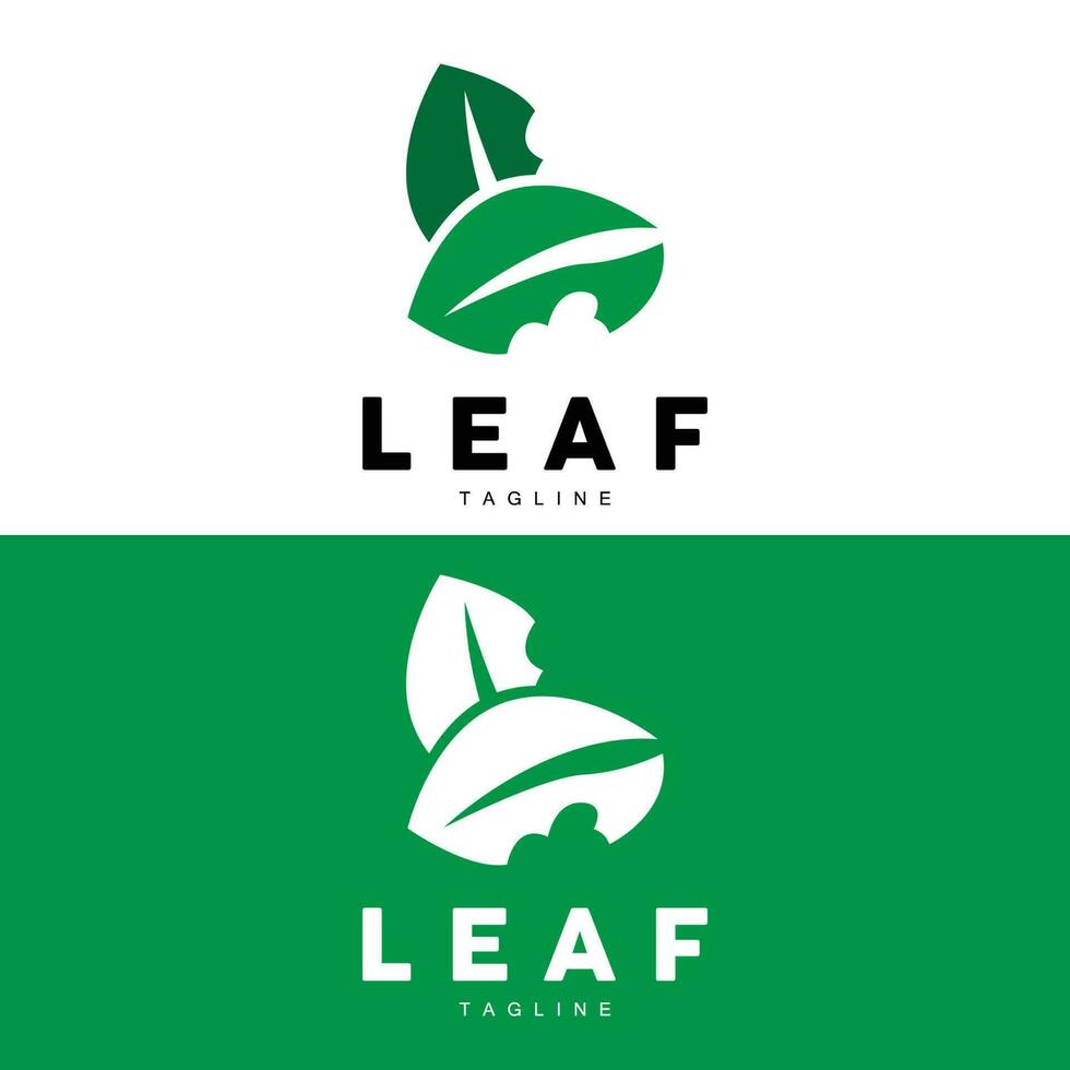 vert feuille logo, écologie Naturel plante vecteur, la nature conception, illustration modèle icône vecteur