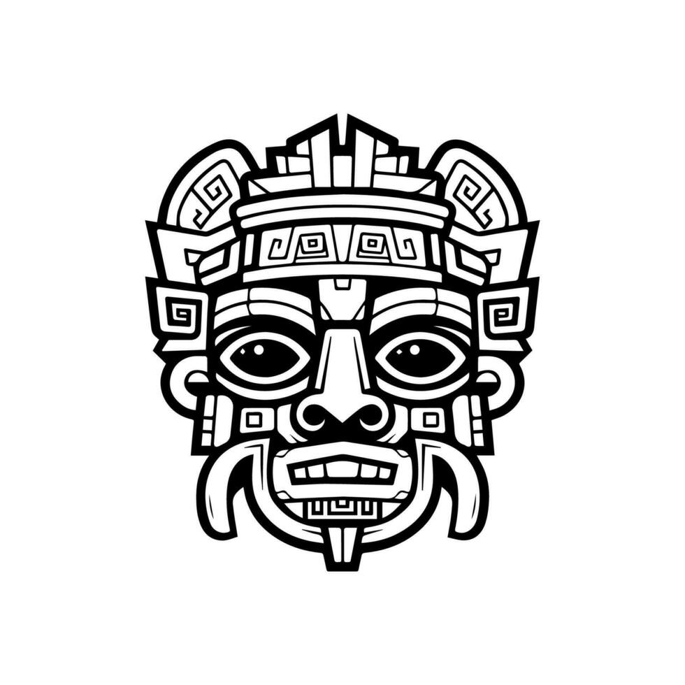 périple à ancien fois avec notre captivant aztèque des illustrations vecteur
