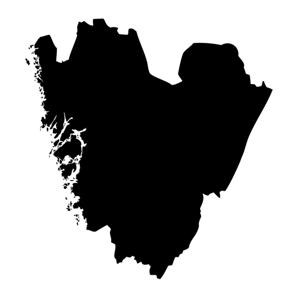vaste gotaland comté carte, Province de Suède. vecteur illustration.