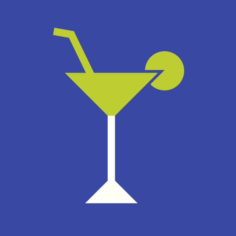 icône de vecteur de verre à cocktail