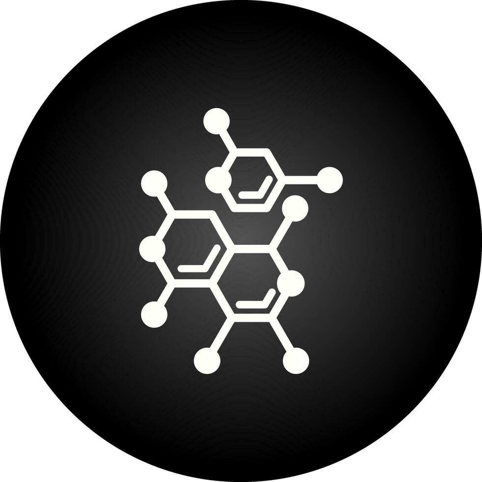 icône de vecteur de molécules