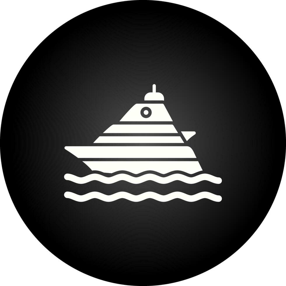 icône de vecteur de yacht