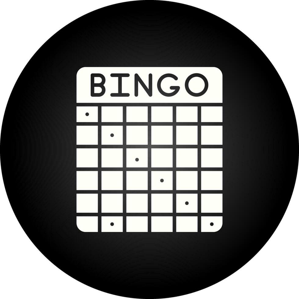 icône de vecteur de bingo