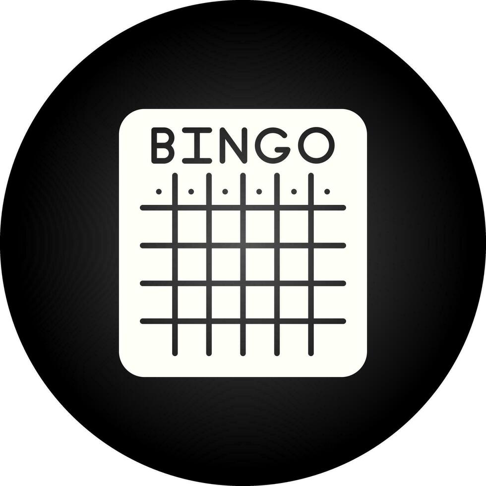 icône de vecteur de bingo