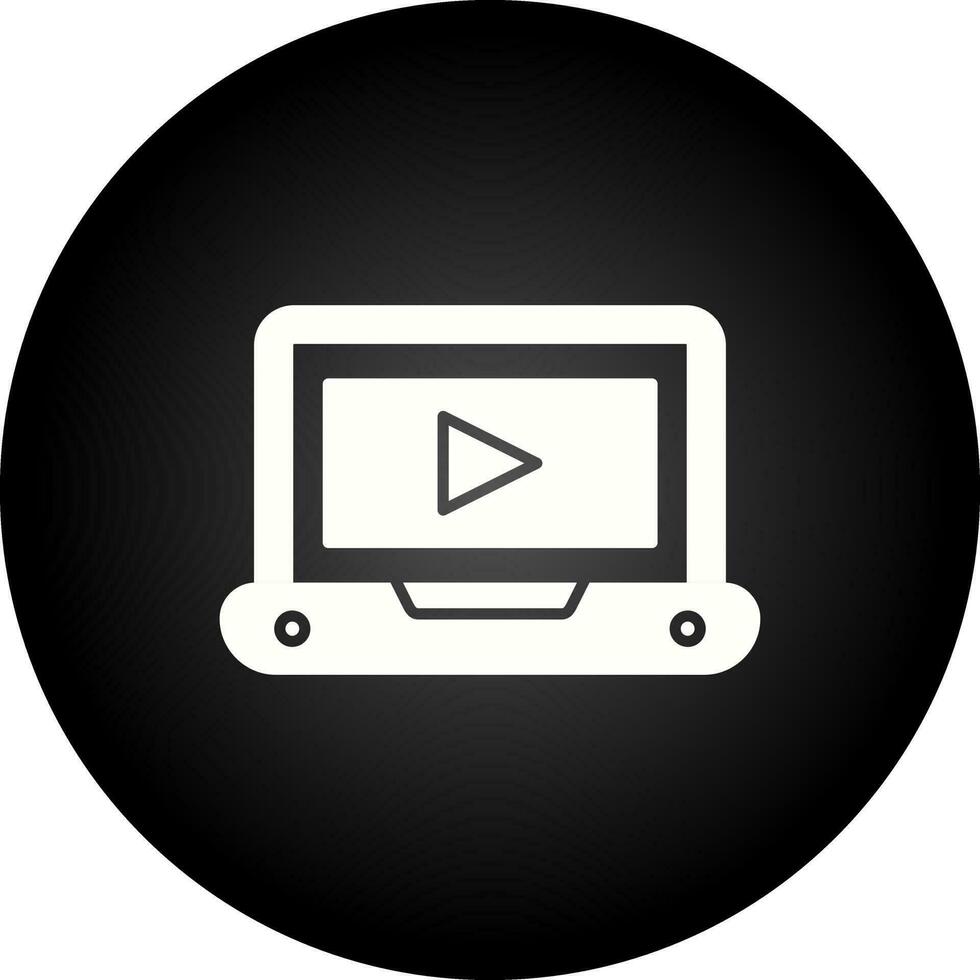 icône de vecteur de tutoriel vidéo