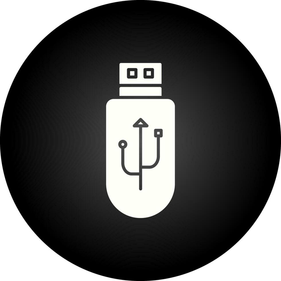 icône de vecteur de lecteur usb