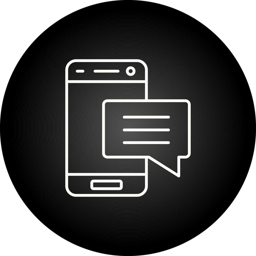icône de vecteur sms